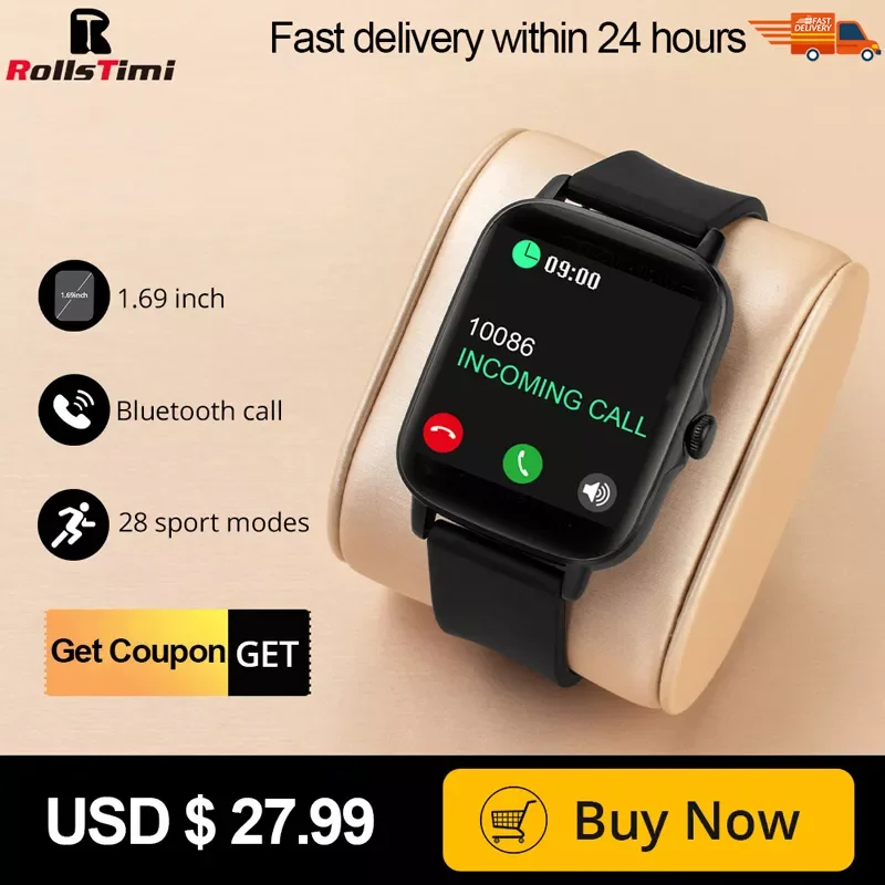 Смарт-часы с Bluetooth, водостойкие, IP67, для Android и iOS
Смарт-часы с Bluetooth, водостойкие, IP67, для Android и iOS