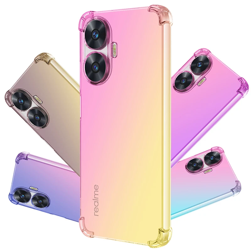 

For Realme C55 Phone Case,TPU Cover for Realme C35 C33 C11 C21Y C30 C15 C30S C12 C2 C21 C11 C3 C25Y C25 C31 C25S C17 C20 C20A C1