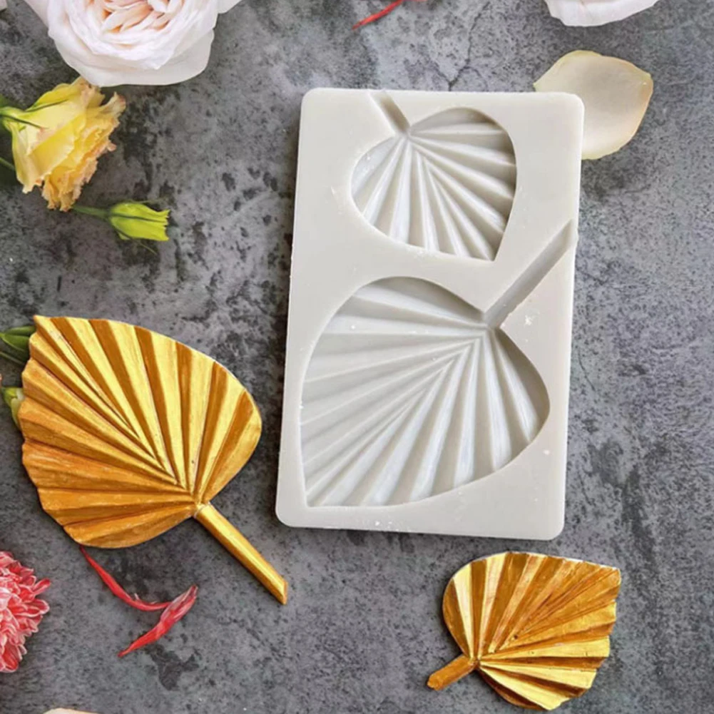 Fan Shape Silicone Mold DIY Cake Baking Decoration Gypsum Clay Chocolate Mold Cattail Leaf Fan Modeling Silicone Mold
Fan Shape Silicone Mold DIY Cake Baking Decoration Gypsum Clay Chocolate Mold Cattail Leaf Fan Modeling Silicone Mold