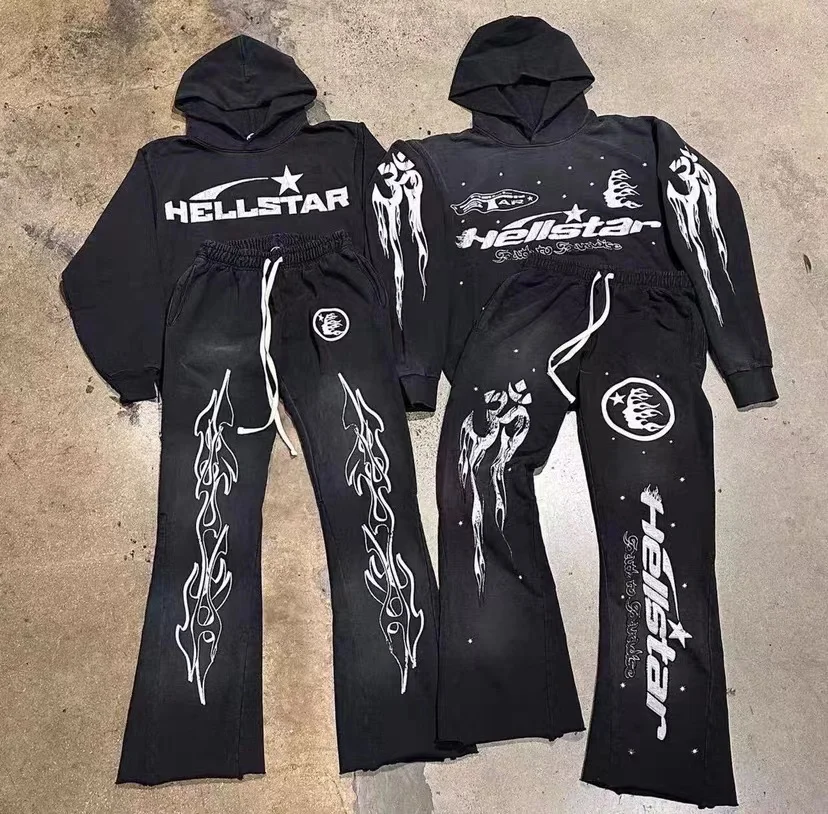 Зимняя винтажная Толстовка большого размера Hellstar Studios 2023, мужские и женские пуловеры с длинным рукавом, Черная Толстовка
Зимняя винтажная Толстовка большого размера Hellstar Studios 2023, мужские и женские пуловеры с длинным рукавом, Черная Толстовка