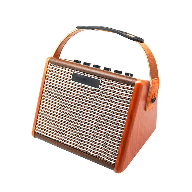 

Intelligence Guitar Speaker Bluetooth Wireless Portable Musical Instrument Outdoor Playing and Singing Audio Vibration Pickup