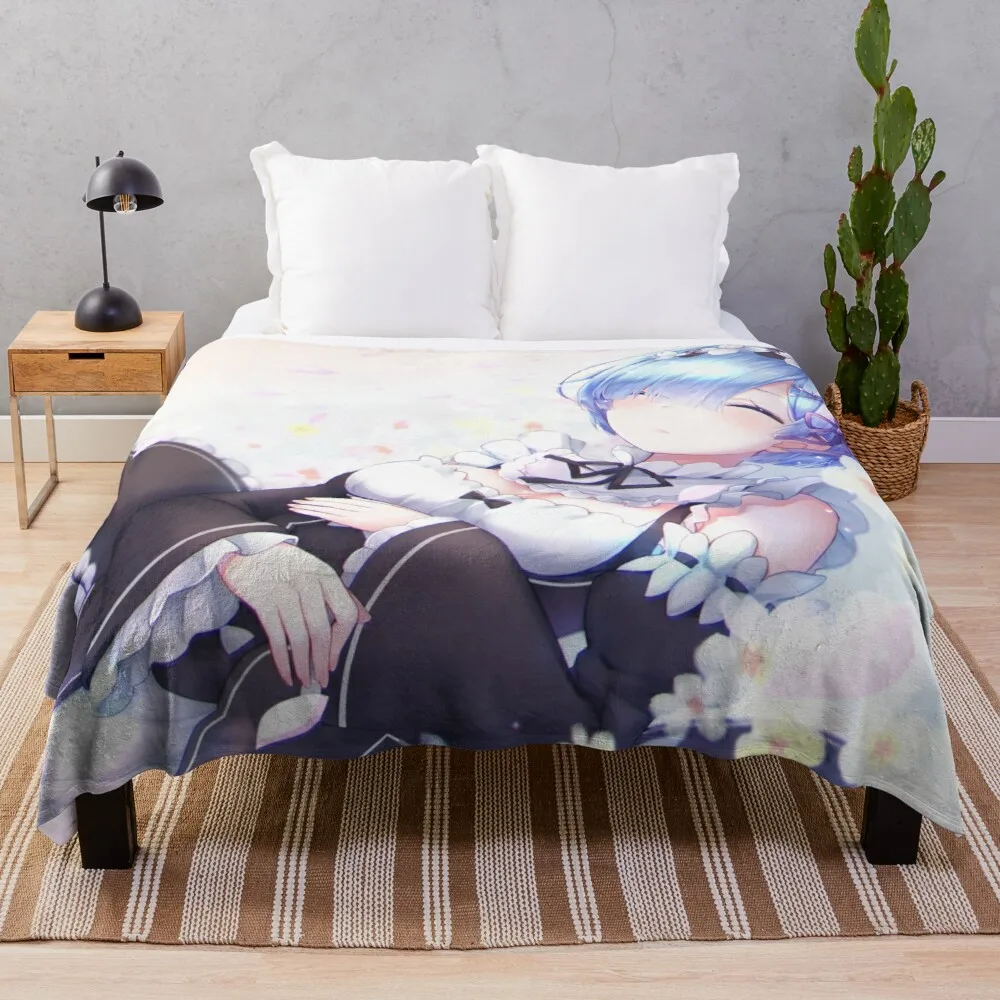 Fleece Pom Pom Blanket Rem - Re:Zero Kpop Bestie Sherpa Blanket For Sofa Throw Blankets
Fleece Pom Pom Blanket Rem - Re:Zero Kpop Bestie Sherpa Blanket For Sofa Throw Blankets