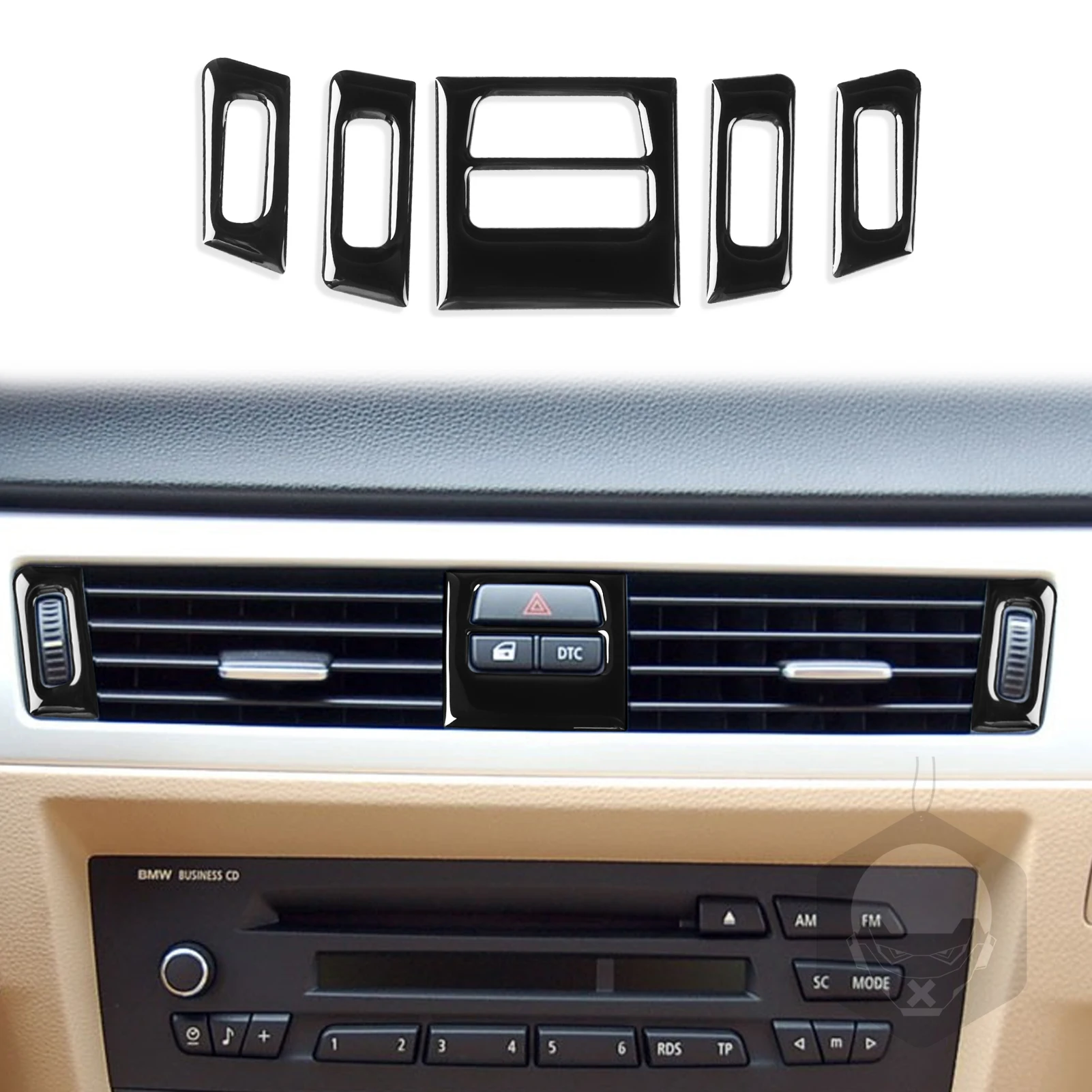Для BMW 3 серии E90 E92 E93 2005-2012 автомобильные аксессуары интерьер кондиционера розетка переменного тока наклейка на панель глянцевый черный пластик
Для BMW 3 серии E90 E92 E93 2005-2012 автомобильные аксессуары интерьер кондиционера розетка переменного тока наклейка на панель глянцевый черный пластик