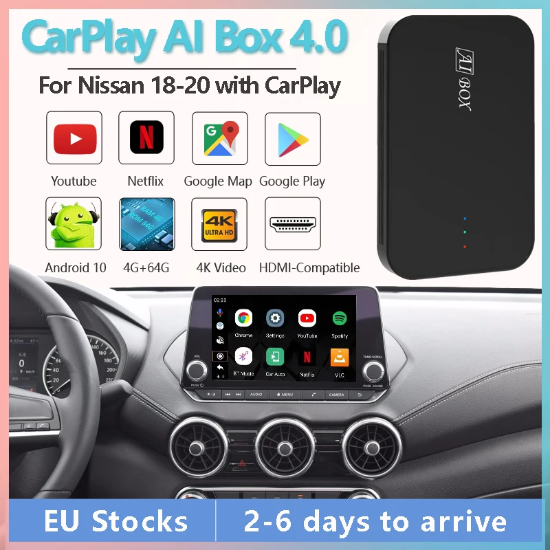 Video AI Box for Nissna Kicks Qashqai X-Trai Sylphy Altima with Built in CarPlay, Supports Mirror Link Multimedia Android WIFI
Video AI Box for Nissna Kicks Qashqai X-Trai Sylphy Altima with Built in CarPlay, Supports Mirror Link Multimedia Android WIFI