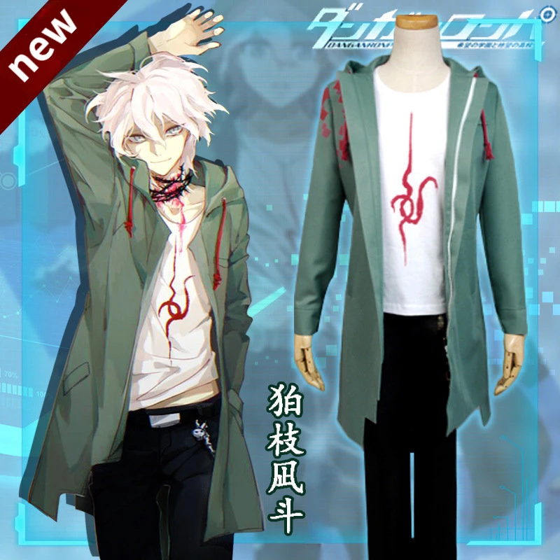 Danganronpa 2 Nagito Komaeda Cosplay Jacket Anime Super Dangan Ronpa 2 DanganRonpa Costume Men Green Coat Adult Anime Clothes
Danganronpa 2 Nagito Komaeda Cosplay Jacket Anime Super Dangan Ronpa 2 DanganRonpa Costume Men Green Coat Adult Anime Clothes
