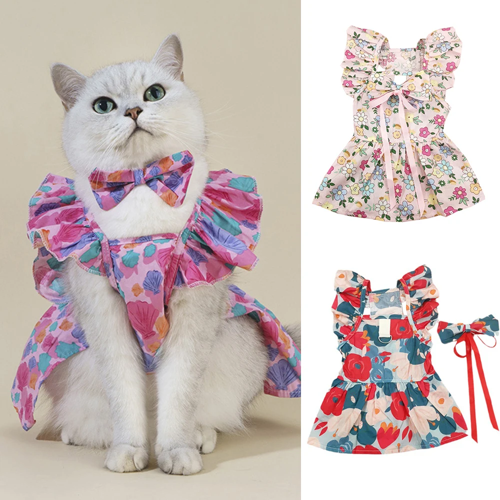 Pet Skirt Long Ribbon Bow Cotton Dress Flower Skirt Pet Supplies Dog Princess Skirt Sweet Comfortable Cute Breathable Fresh
Pet Skirt Long Ribbon Bow Cotton Dress Flower Skirt Pet Supplies Dog Princess Skirt Sweet Comfortable Cute Breathable Fresh