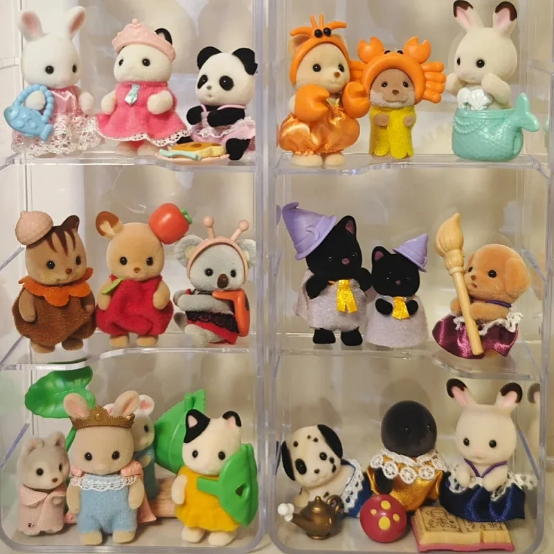 Sylvanian Families слепая сумка Волшебные животные Кемпинг Лес Одевание Baby Doll T филоны