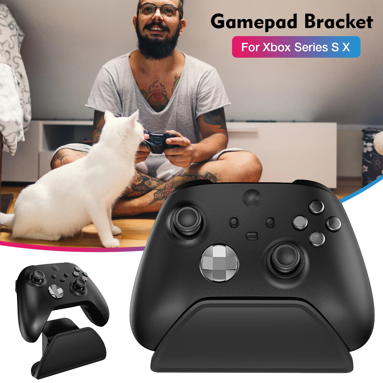 Gamepad Holder For Xbox Series S /X Gamepad, Game Accessories, Organizer For Xbox Gamepad, ABS Base Stand
Gamepad Holder For Xbox Series S /X Gamepad, Game Accessories, Organizer For Xbox Gamepad, ABS Base Stand