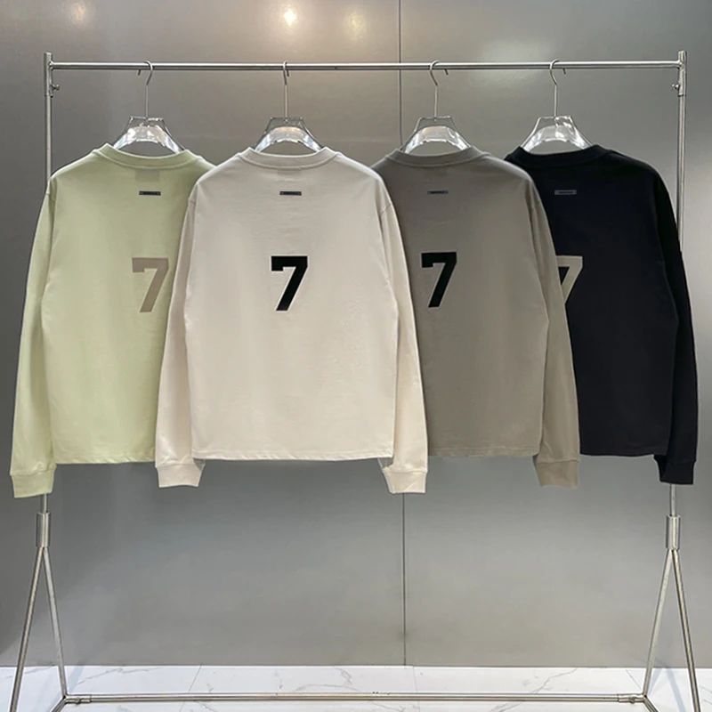 2023 Essentials Oversized Long Sleeve T Shirt Flocking Logo Loose Cotton T-Shirt Unisex Hip-Hop High Quality Movement T-Shirts
2023 Essentials Oversized Long Sleeve T Shirt Flocking Logo Loose Cotton T-Shirt Unisex Hip-Hop High Quality Movement T-Shirts
