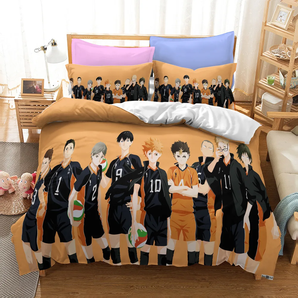 Haikyuu!! Bedding Set Single Twin Full Queen King Size Volleyball boy Bed Set Aldult Kid Bedroom Duvetcover Sets 3D Print 011
Haikyuu!! Bedding Set Single Twin Full Queen King Size Volleyball boy Bed Set Aldult Kid Bedroom Duvetcover Sets 3D Print 011