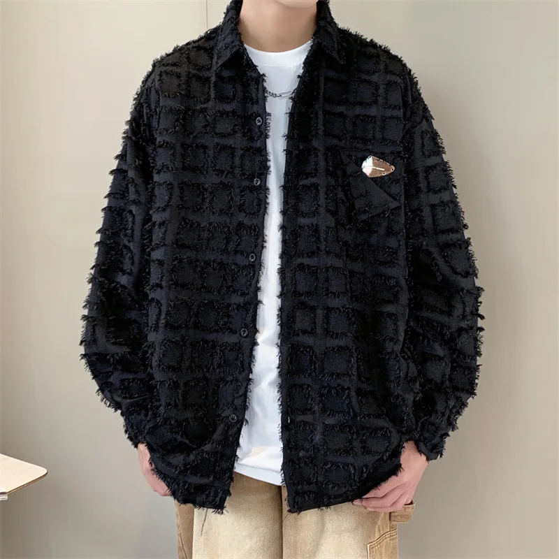 2022 Autumn New Light Luxury Fashion Shirt Jacket Men Street Retro Casual Shirt Cardigan Boutique Clothing Simple Style
2022 Autumn New Light Luxury Fashion Shirt Jacket Men Street Retro Casual Shirt Cardigan Boutique Clothing Simple Style
