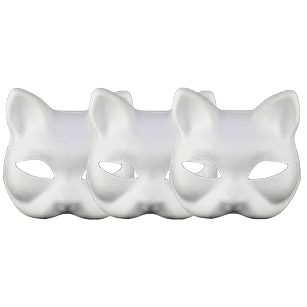 3 Pcs Fox Mask Handmade Masks Halloween DIY Paper Blank Decorate Cat Adults Cosplay Child Masquerade Party Women
3 Pcs Fox Mask Handmade Masks Halloween DIY Paper Blank Decorate Cat Adults Cosplay Child Masquerade Party Women