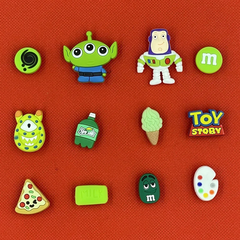 12pcs/lot Cool Toy Story Buzz Lightyear Shoe Charms Crocs Accessories for Croc jibz Shoe Decor Kids Gifts Boys Water Shoes icon
12pcs/lot Cool Toy Story Buzz Lightyear Shoe Charms Crocs Accessories for Croc jibz Shoe Decor Kids Gifts Boys Water Shoes icon