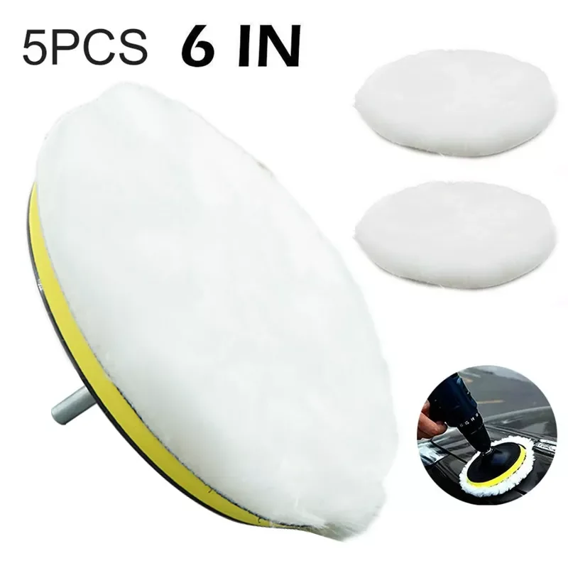 5/6PCS 3/4/5/6/7 inch Polishing Kit Polishing Pad Car Waxing Sponge Disk Wool Wheel Auto Paint Care Polisher Pads Car Gadget
5/6PCS 3/4/5/6/7 inch Polishing Kit Polishing Pad Car Waxing Sponge Disk Wool Wheel Auto Paint Care Polisher Pads Car Gadget