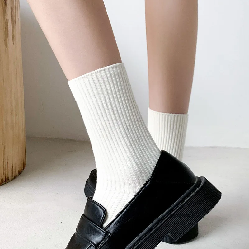 3 Pair Cotton Women SockSoft Casual Harajuku Retro Solid Color White Korea Fashion Female High Quality Crew Tube Loose Socks
3 Pair Cotton Women SockSoft Casual Harajuku Retro Solid Color White Korea Fashion Female High Quality Crew Tube Loose Socks