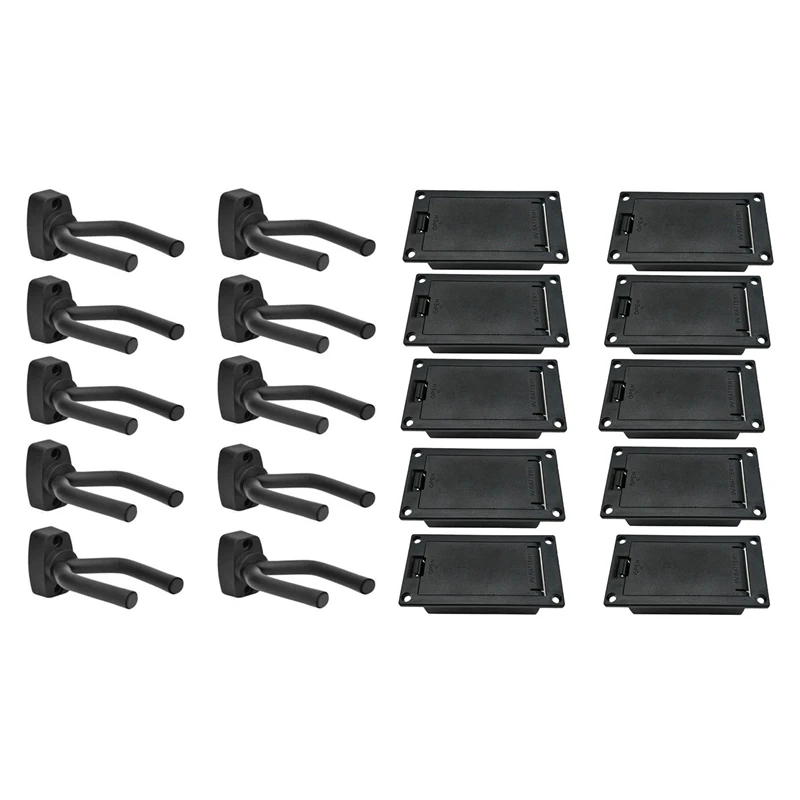 10 Pcs Guitar Stand Guitar Hanger Holder & 10 Pcs 9V Battery Box Holder With 9 Volt Battery Clip
10 Pcs Guitar Stand Guitar Hanger Holder & 10 Pcs 9V Battery Box Holder With 9 Volt Battery Clip