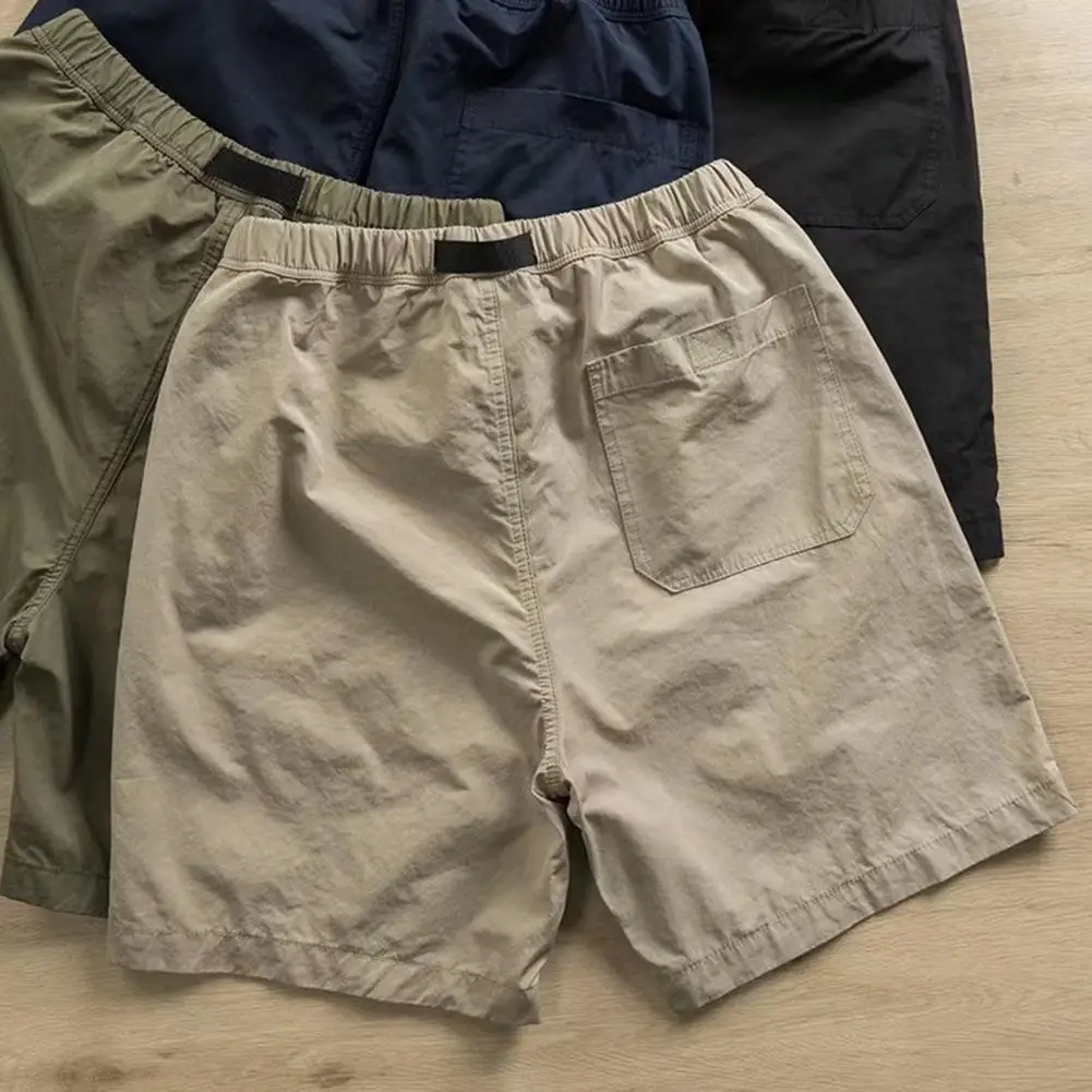 Summer Shorts Mid-Rise Elastic Waistband Adjustable Drawstring Pockets Men Shorts Outdoor Fitness Casual Short Pants Streetwear
Summer Shorts Mid-Rise Elastic Waistband Adjustable Drawstring Pockets Men Shorts Outdoor Fitness Casual Short Pants Streetwear