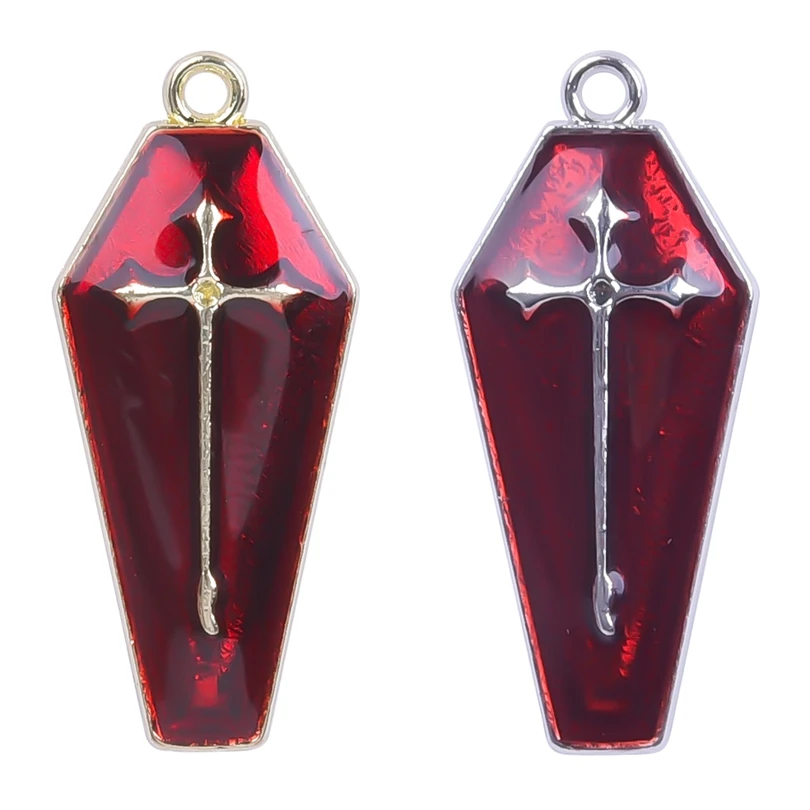 2pcs/Lot Unique Colorful Cross Coffin Charms Alloy Enamel Pendants For Necklace Earrings Bracelet DIY Making Jewelry Accessories
2pcs/Lot Unique Colorful Cross Coffin Charms Alloy Enamel Pendants For Necklace Earrings Bracelet DIY Making Jewelry Accessories