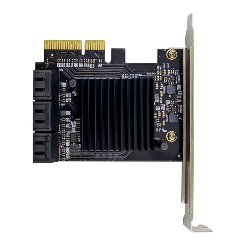 

PCIE SATA III 6 портов IPFS серверный класс жесткий диск Расширенная карта PCIE Райзер карта контроллер SATA усилитель для настольного компьютера