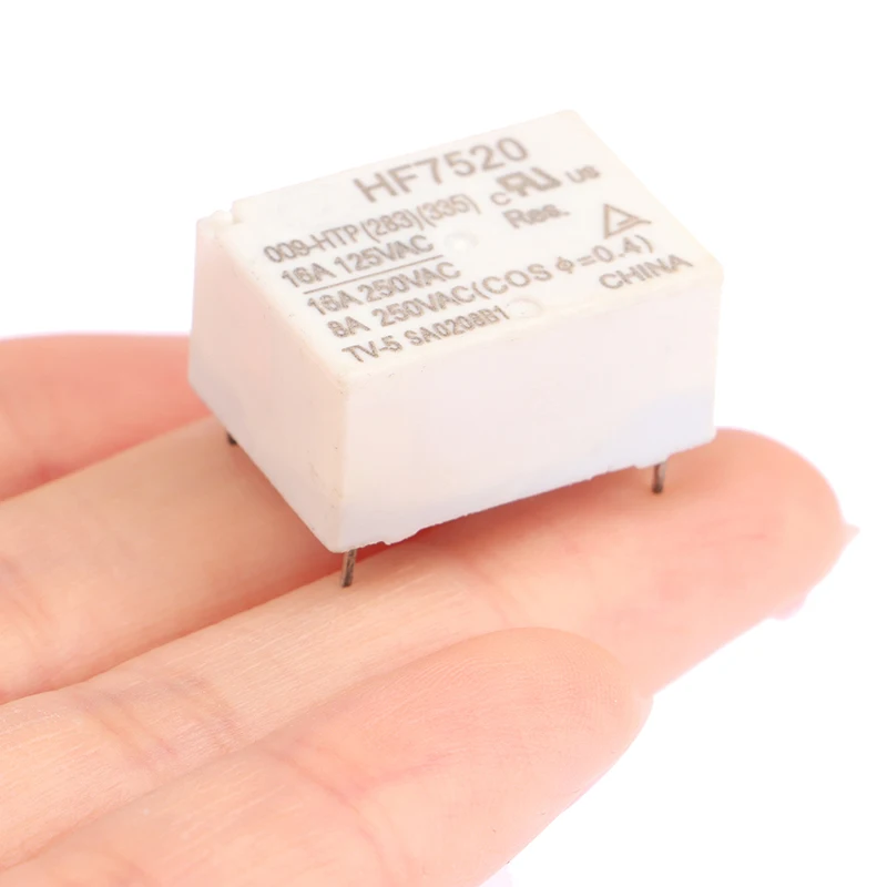 HF7520 / 009-HTP High Load 10A / 16A Normally Open 4-Pin Millet Constant Temperature Electric Heating Kettle Relay 1PC
HF7520 / 009-HTP High Load 10A / 16A Normally Open 4-Pin Millet Constant Temperature Electric Heating Kettle Relay 1PC