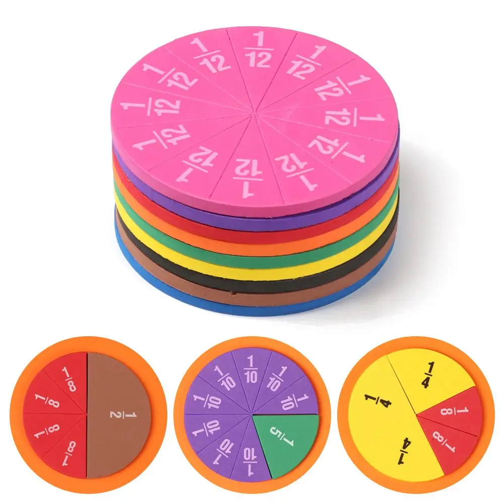 51Pcs/Set EVA Round Shaped Fractions Instrument Montessori Math Educational Toys Math Learning Tool Teaching Gifts
51Pcs/Set EVA Round Shaped Fractions Instrument Montessori Math Educational Toys Math Learning Tool Teaching Gifts