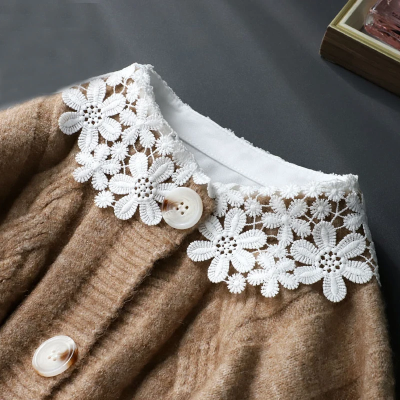 White Lapel Button Down False Collar for Women Shirt Detachable Collars Sweater Fake Collar Women Lace Neck Collars Nep Kraagie
White Lapel Button Down False Collar for Women Shirt Detachable Collars Sweater Fake Collar Women Lace Neck Collars Nep Kraagie