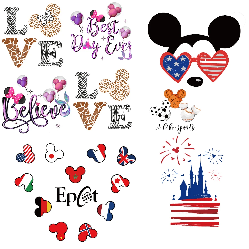 Mickey Minnie Mouse Iron-on Transfers for Clothing DIY Transfers T-Shirt Hoodies Heat Transfer Appliques Patch Decoration Gift
Mickey Minnie Mouse Iron-on Transfers for Clothing DIY Transfers T-Shirt Hoodies Heat Transfer Appliques Patch Decoration Gift