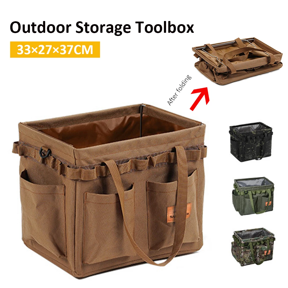 Portable Outdoor Camping Travel Tools Bag Folding Storage Waterproof Basket Firewood Package Tableware Handbag Tool Organizer
Portable Outdoor Camping Travel Tools Bag Folding Storage Waterproof Basket Firewood Package Tableware Handbag Tool Organizer