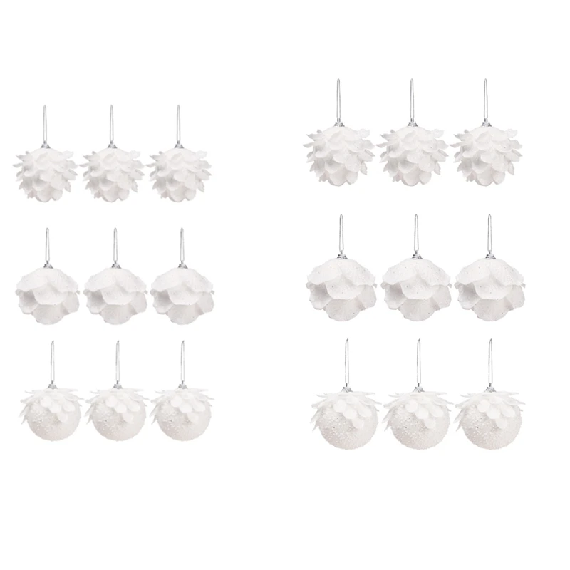 New White Christmas Balls Xmas Tree Hanging Foam Amosphere Decorations Petals Party Holiday Wedding Ornaments
New White Christmas Balls Xmas Tree Hanging Foam Amosphere Decorations Petals Party Holiday Wedding Ornaments