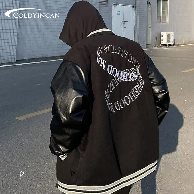 COLDYINGAN Bomber Woman Varsity Jacket 2022 Women's Winter Coats American Oversize High Street Baseball Jackets Unisex Coat Met
COLDYINGAN Bomber Woman Varsity Jacket 2022 Women's Winter Coats American Oversize High Street Baseball Jackets Unisex Coat Met