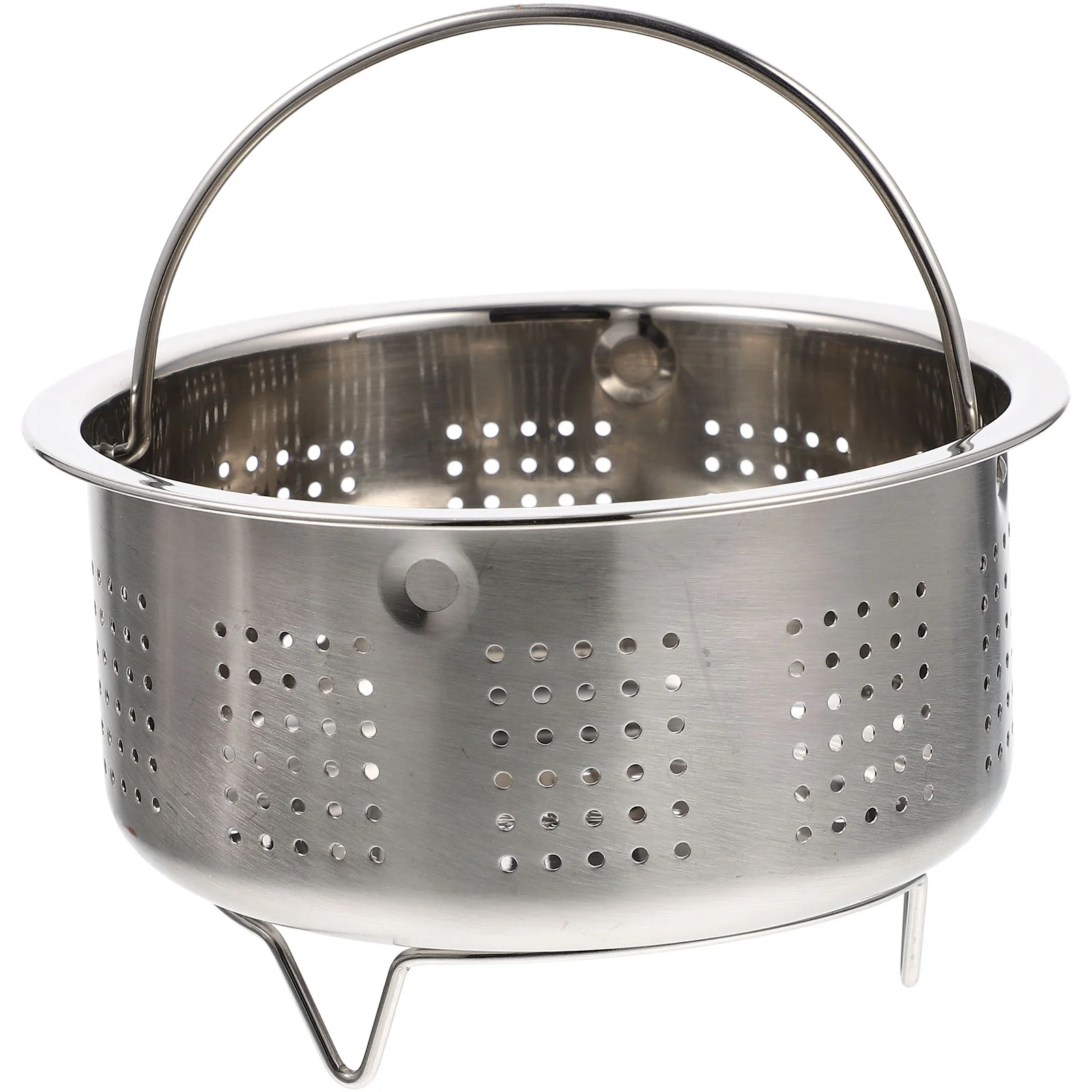 

Stainless Steel Steamer Basket Dim Sum Fruit Rack Bracket Stackable Insert Pans Vegetable Food