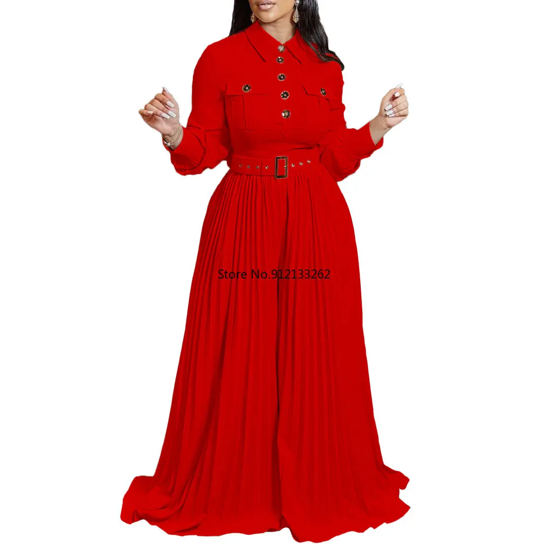 Fall African Dashiki Ankara Clothing African Long Sleeve V-neck Solid Color Wedding Party Jumpsuit African Clothes for Women
Fall African Dashiki Ankara Clothing African Long Sleeve V-neck Solid Color Wedding Party Jumpsuit African Clothes for Women