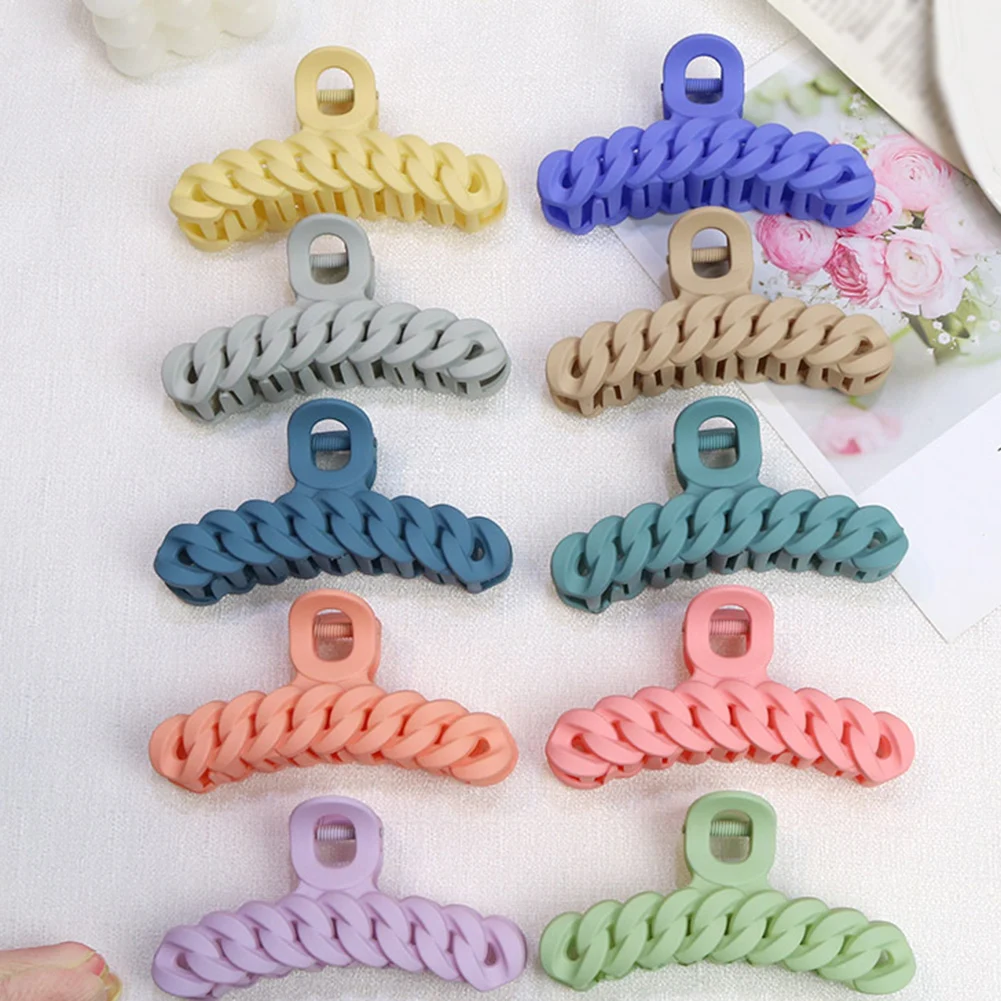 Korean Style Women Hair Claws Elegant Acrylic Hairpin Solid Color Hair Clips Large Geometry Headwear for Girl Hair Accessories
Korean Style Women Hair Claws Elegant Acrylic Hairpin Solid Color Hair Clips Large Geometry Headwear for Girl Hair Accessories