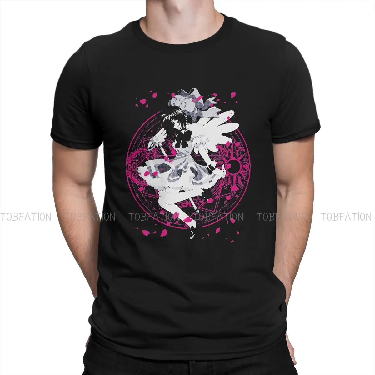 Magic Circle Classic Unique TShirt Cardcaptor Sakura Manga Leisure T Shirt Summer T-shirt For Men Women
Magic Circle Classic Unique TShirt Cardcaptor Sakura Manga Leisure T Shirt Summer T-shirt For Men Women