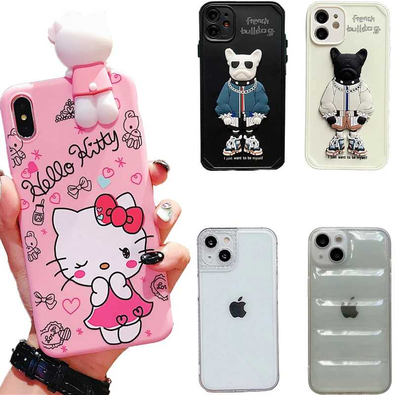 kawaii Sanriod Hello Kitty Transparent soft case anti falling mobile phone case protective cover Applicable to all iPhone models
kawaii Sanriod Hello Kitty Transparent soft case anti falling mobile phone case protective cover Applicable to all iPhone models