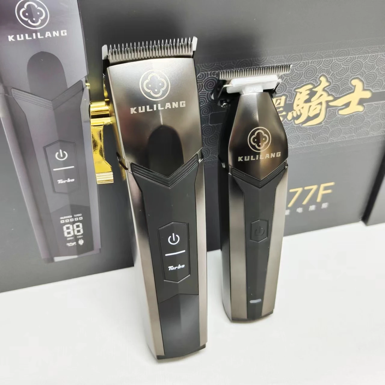 

2023 Madeshow Electric LCD Intelligent Display Hair Clipper FADE+DLC Coated Blade High Power 7200RPM Quality Men's Hair Trimmer