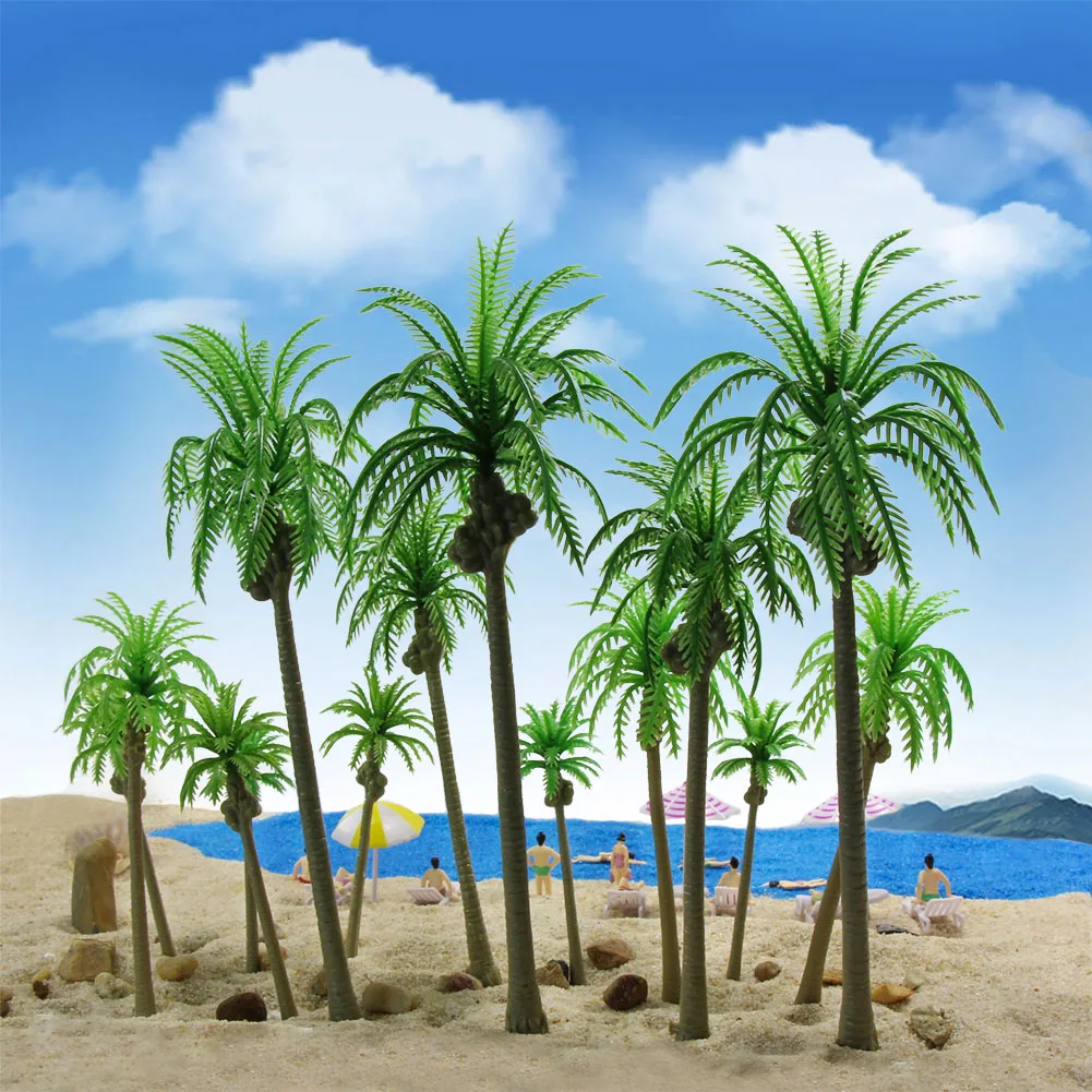 20pcs 75mm-190mm Model Coconut Trees Palm Model Layout Scale 1:60-1:200 YS04
20pcs 75mm-190mm Model Coconut Trees Palm Model Layout Scale 1:60-1:200 YS04