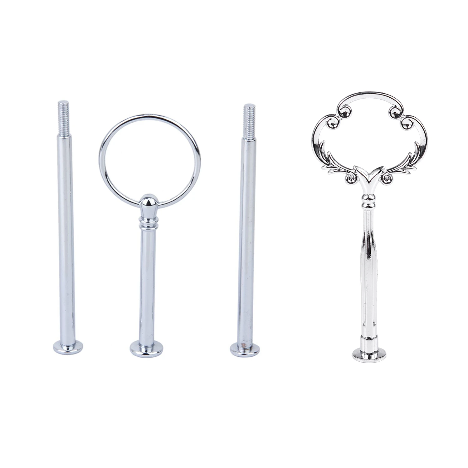 2 Set 3-Tier Round Ring Cake Cupcake Plate Stand Display Holder Handle Fittings, 12.7Cm & 32Cm
2 Set 3-Tier Round Ring Cake Cupcake Plate Stand Display Holder Handle Fittings, 12.7Cm & 32Cm