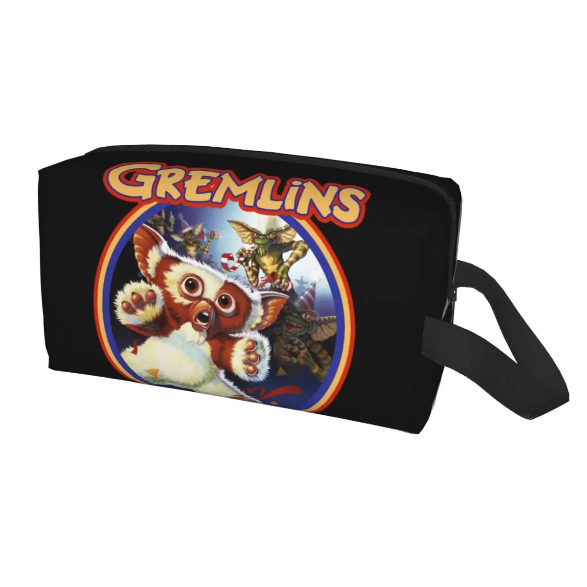 

Cute Gremlin 84 Travel Toiletry Bag Women Gizmo 80s Movie Mogwai Monster Gremlins Makeup Cosmetic Bag Beauty Storage Dopp Kit