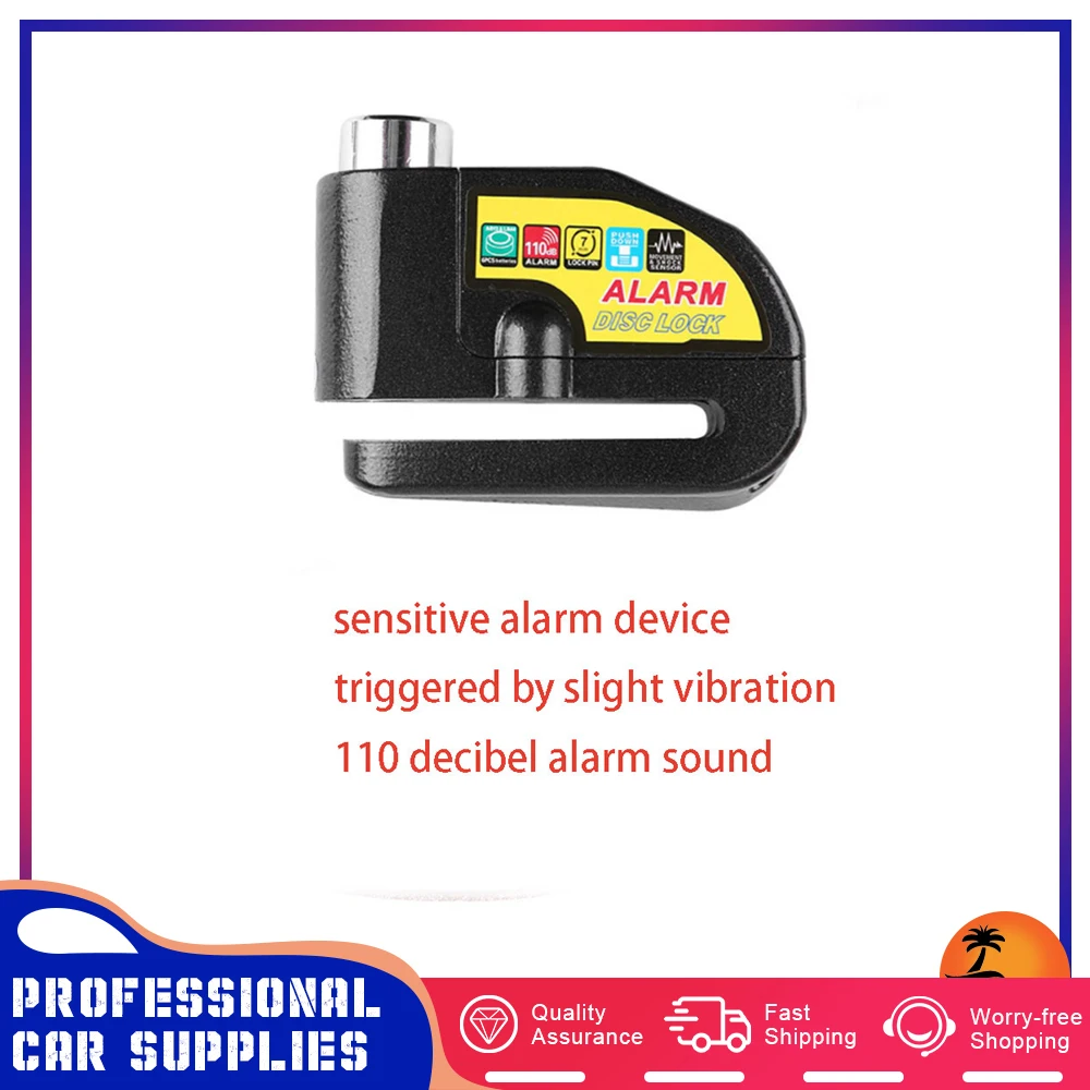 Disc Brake Bicycle Motorcycle Anti-theft Alarm Lock Waterproof Lock Kit + Spare Battery
Disc Brake Bicycle Motorcycle Anti-theft Alarm Lock Waterproof Lock Kit + Spare Battery