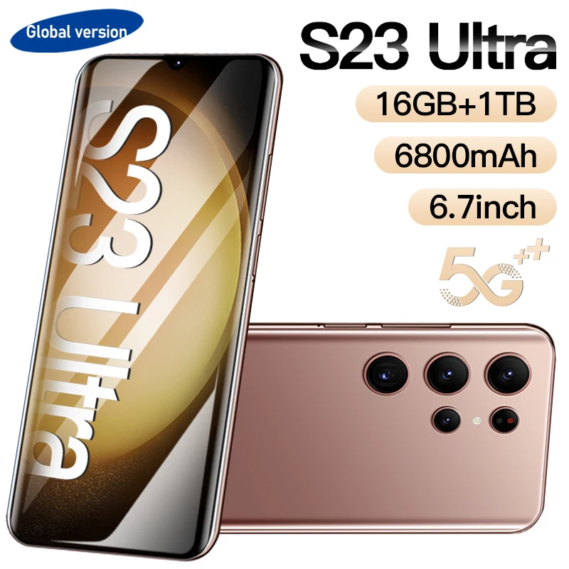 S23 ultra new smart phone android telefone 6800mAh 16+1TB 7.2inch hd screen cell phone pro Camera 5g 4G mobile phones Unlock
S23 ultra new smart phone android telefone 6800mAh 16+1TB 7.2inch hd screen cell phone pro Camera 5g 4G mobile phones Unlock