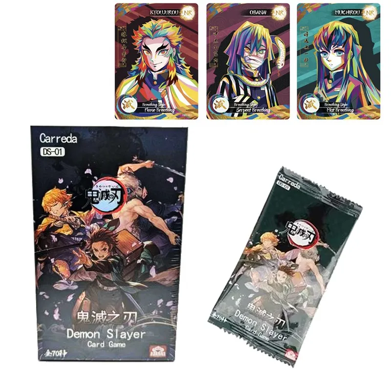 New Aikaho Demon Slayer Cards Kimetsu No Yaiba Booster Box Kamado Nezuko Kochou Shinobu Rare NR SP MR Card Toy For Children Gift
New Aikaho Demon Slayer Cards Kimetsu No Yaiba Booster Box Kamado Nezuko Kochou Shinobu Rare NR SP MR Card Toy For Children Gift