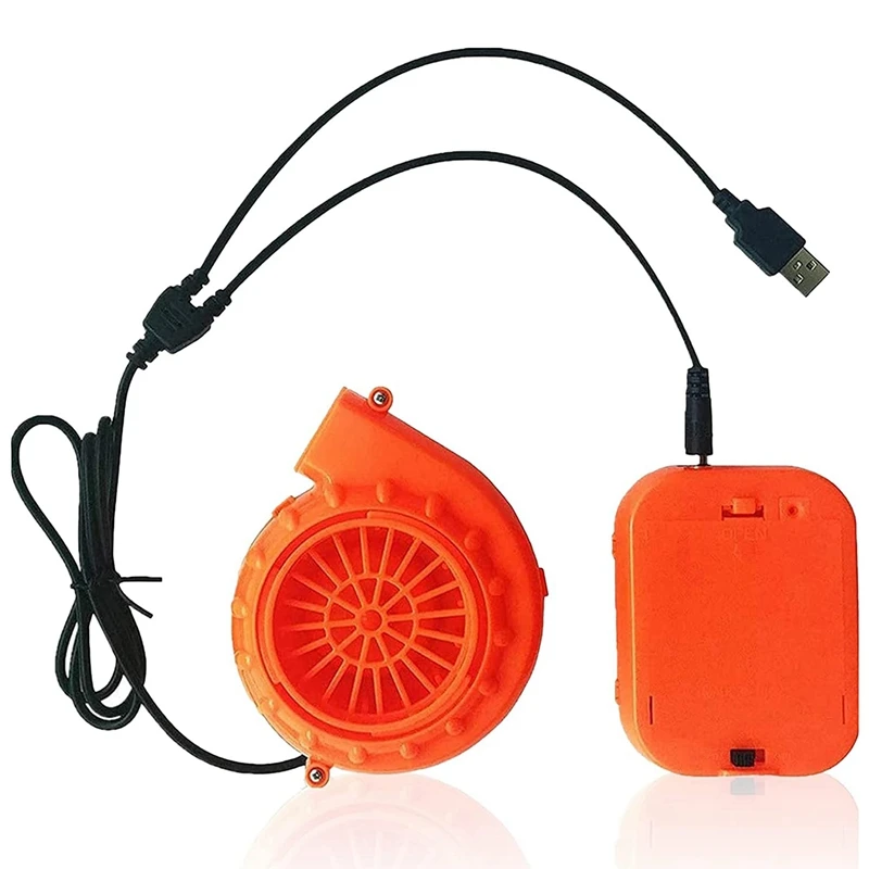 Mini Blower Fan For Dinosaur Costume Or Mascot Head Or Other Inflatable Game Costume Set, Orange
Mini Blower Fan For Dinosaur Costume Or Mascot Head Or Other Inflatable Game Costume Set, Orange