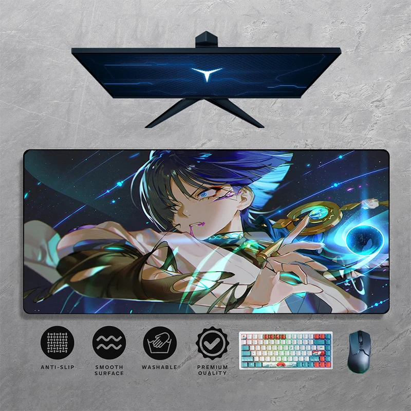 Large Anime Mousepad Genshin Impact Mouse Pad Anti-slip Waterproof Mousepads Computer Gaming Keyboard Desk Mat XXL Table Pads
Large Anime Mousepad Genshin Impact Mouse Pad Anti-slip Waterproof Mousepads Computer Gaming Keyboard Desk Mat XXL Table Pads