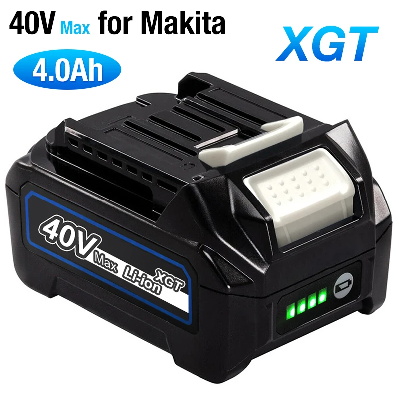 40V 4.0Ah Lithium BL4040 BL4025 Replacement Rechargeable Battery for Makita XGT Range of 40V Power Tools 191B36-3 XGT40V MAX
40V 4.0Ah Lithium BL4040 BL4025 Replacement Rechargeable Battery for Makita XGT Range of 40V Power Tools 191B36-3 XGT40V MAX