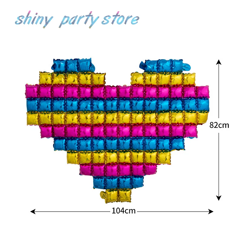 104 * 82cm New Checkered Love Aluminum Membrane Balloon Decoration Background Wall Festival Party Birthday Wedding Arrangement
104 * 82cm New Checkered Love Aluminum Membrane Balloon Decoration Background Wall Festival Party Birthday Wedding Arrangement