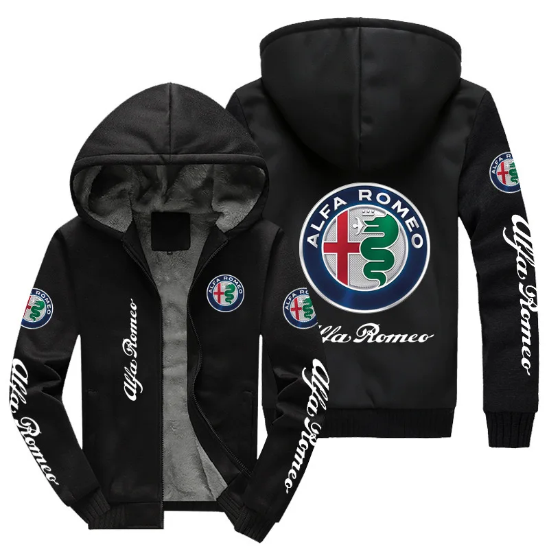New Winter Men Fashion High Quality Alfa Romeo Logo Long Sleeve Jacket Casual Hoodies Zipper Wool Liner Fleece Sweatshirt Coat
New Winter Men Fashion High Quality Alfa Romeo Logo Long Sleeve Jacket Casual Hoodies Zipper Wool Liner Fleece Sweatshirt Coat