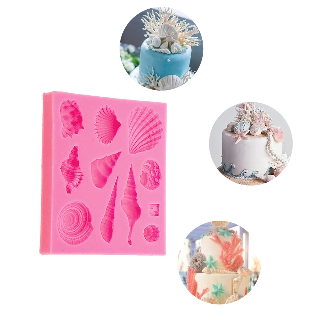 Cute Shell Starfish Silicone Cake Mold DIY Chocolate Cake Decoration 3D Ocean Series Fondant Baking Tools Home Kitchen Cake Tool
Cute Shell Starfish Silicone Cake Mold DIY Chocolate Cake Decoration 3D Ocean Series Fondant Baking Tools Home Kitchen Cake Tool