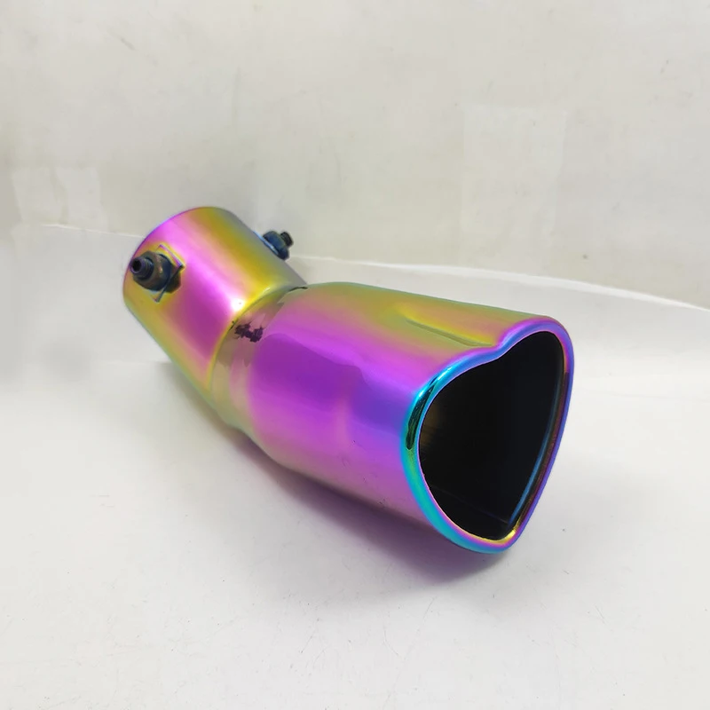 Car Exhaust Pipe 6.3cm Diameter Universal Love Curved Stainless Steel Muffler Tail Throat 1Pcs Decorative Exhaust Accessories
Car Exhaust Pipe 6.3cm Diameter Universal Love Curved Stainless Steel Muffler Tail Throat 1Pcs Decorative Exhaust Accessories