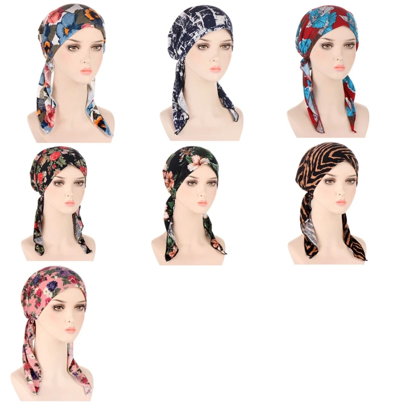 Stylish Printed Women Indoor Hijab Cap Muslim Head Scarf Turban Cap Female Pre-Tied Head Wrap Cover Beanie Hat for Home Outdoor
Stylish Printed Women Indoor Hijab Cap Muslim Head Scarf Turban Cap Female Pre-Tied Head Wrap Cover Beanie Hat for Home Outdoor